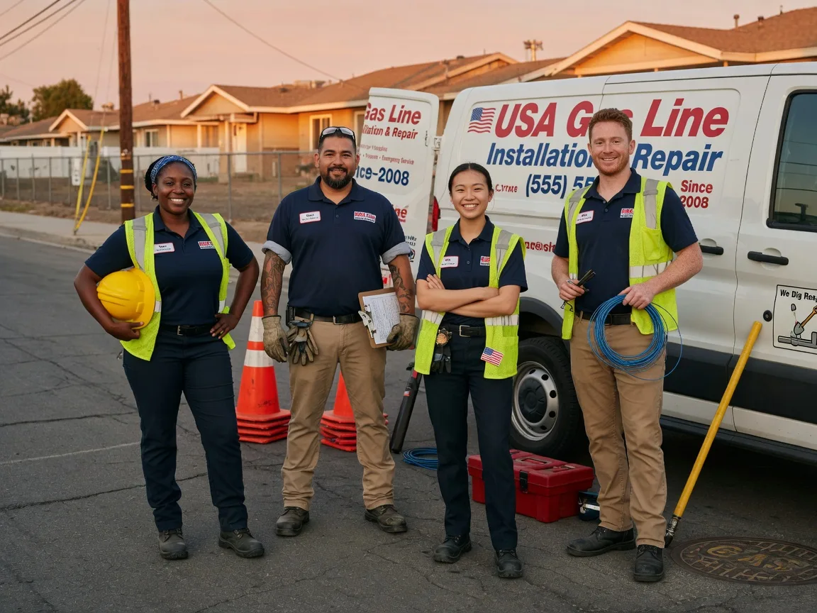 Gas Line Installation company in Glasford, IL